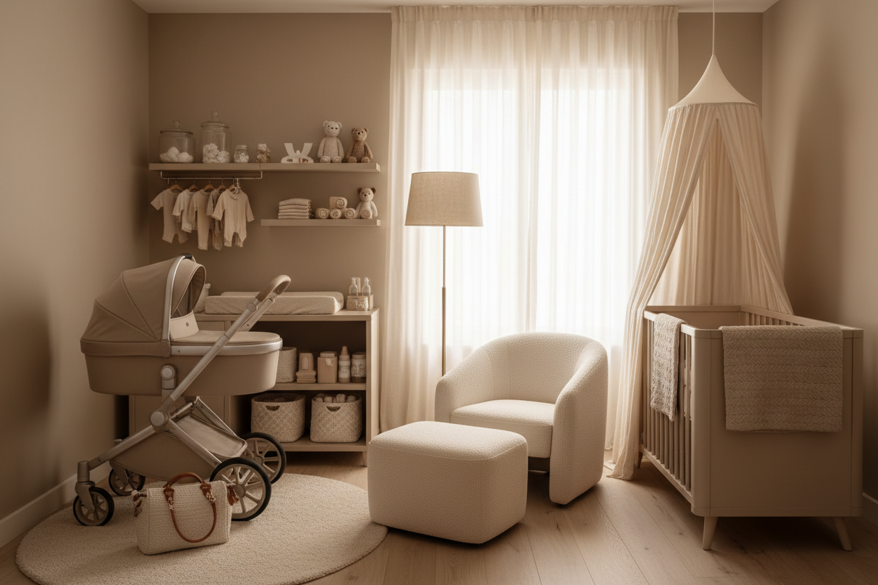 Cozy nursery essentials for newborn babies