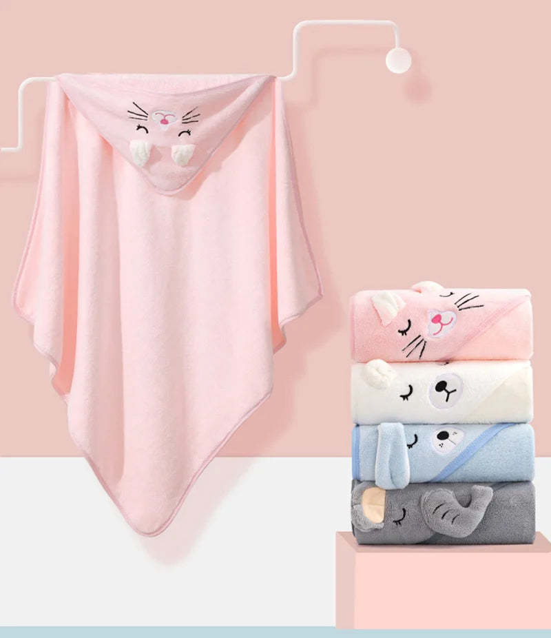 Baby Hooded Towel | Cozy & Gentle Bath Wrap