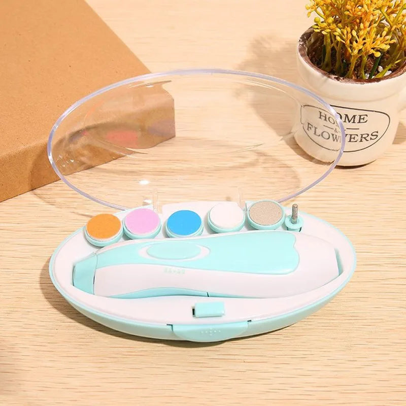 Baby Electric Nail Trimmer Kit | Safe & Gentle Infant Nail Care Set