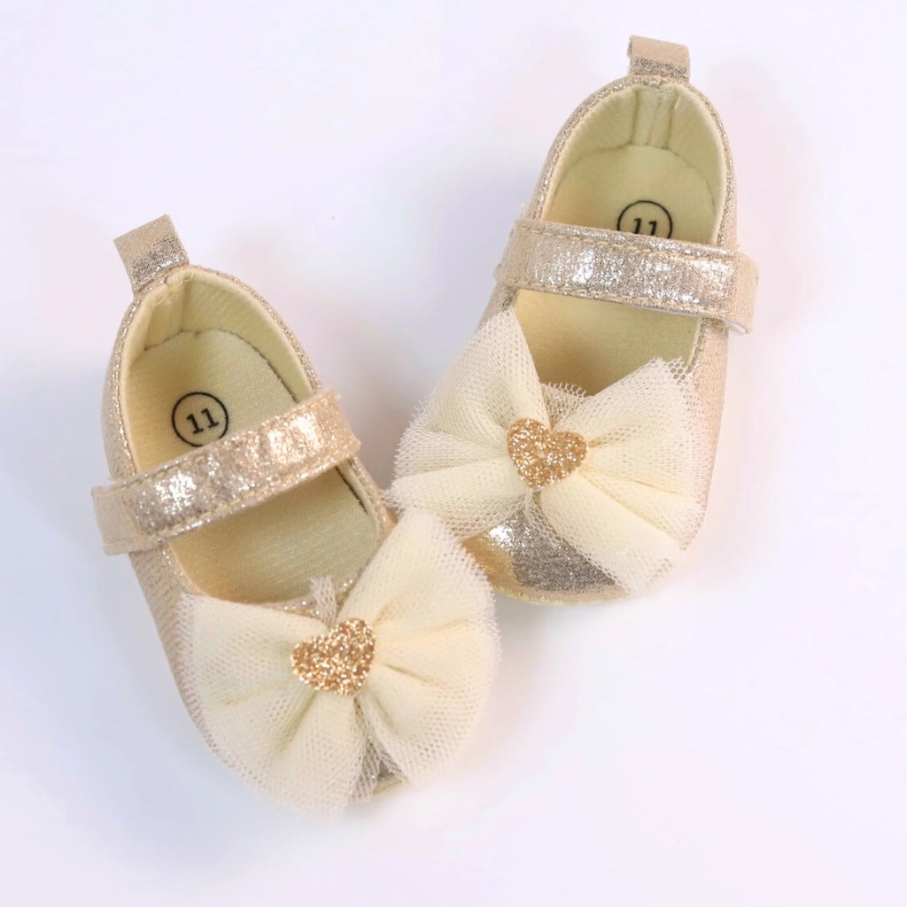 Baby First Walker Shoes – Soft Non-Slip Princess Shoes for Toddlers