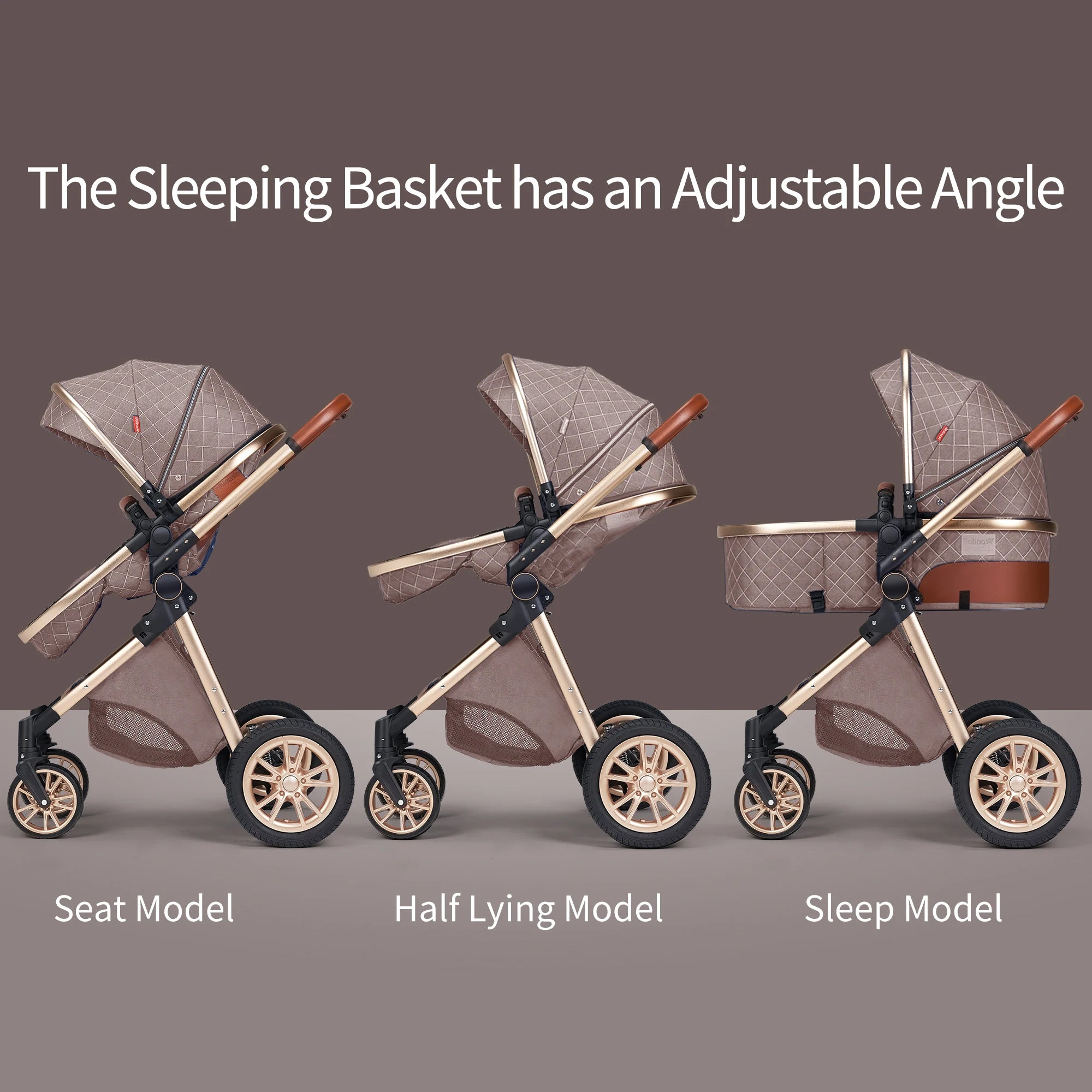 3-in-1 Baby Travel System Stroller – Reversible Seat & Foldable Design for 0–36 Months