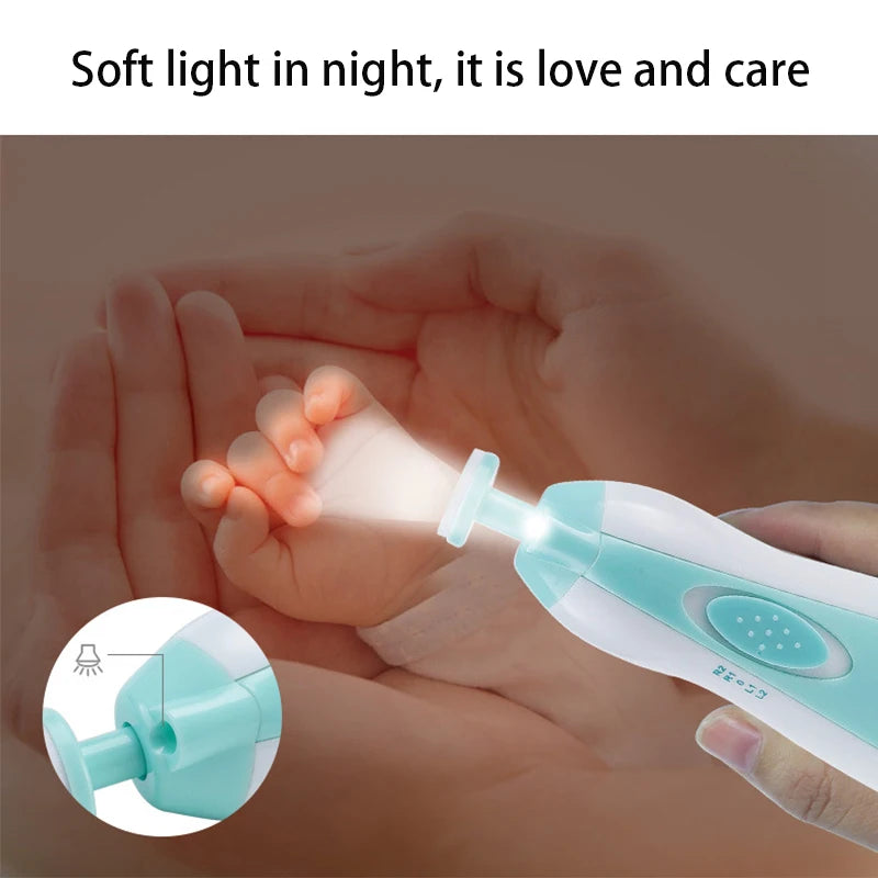 Baby Electric Nail Trimmer Kit | Safe & Gentle Infant Nail Care Set