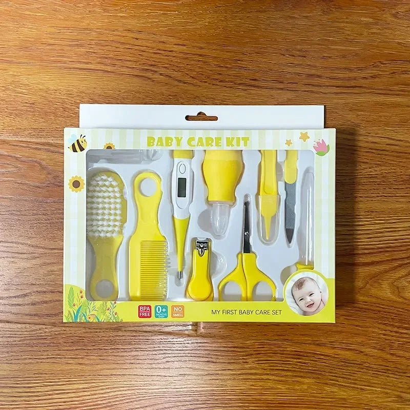 10-Piece Baby Grooming & Healthcare Kit | Newborn Care Essentials Set