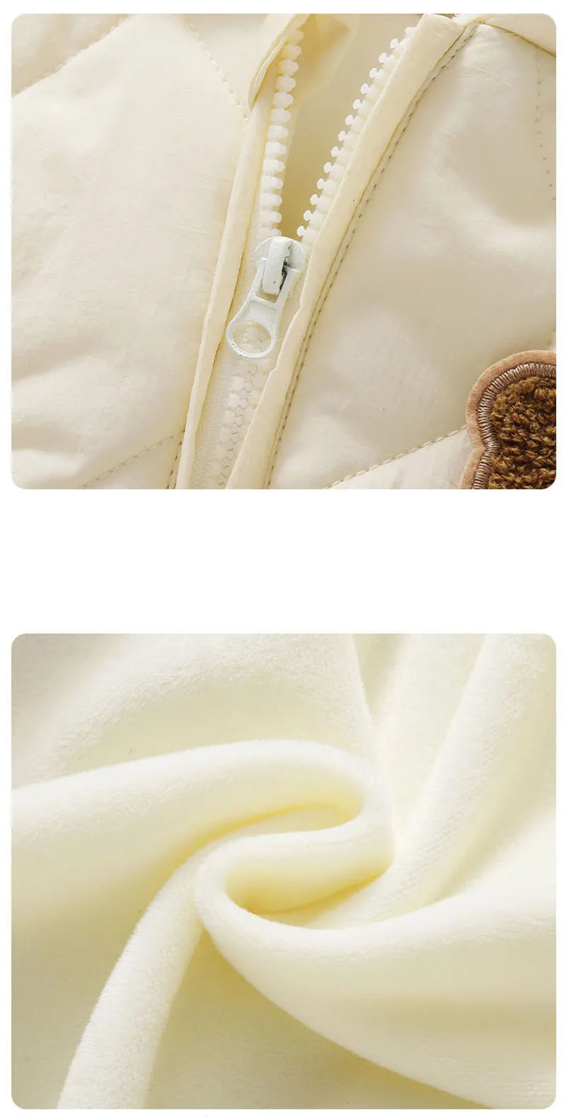 Warm Baby Bear Hooded Romper – Cozy Winter Jumpsuit for Babies