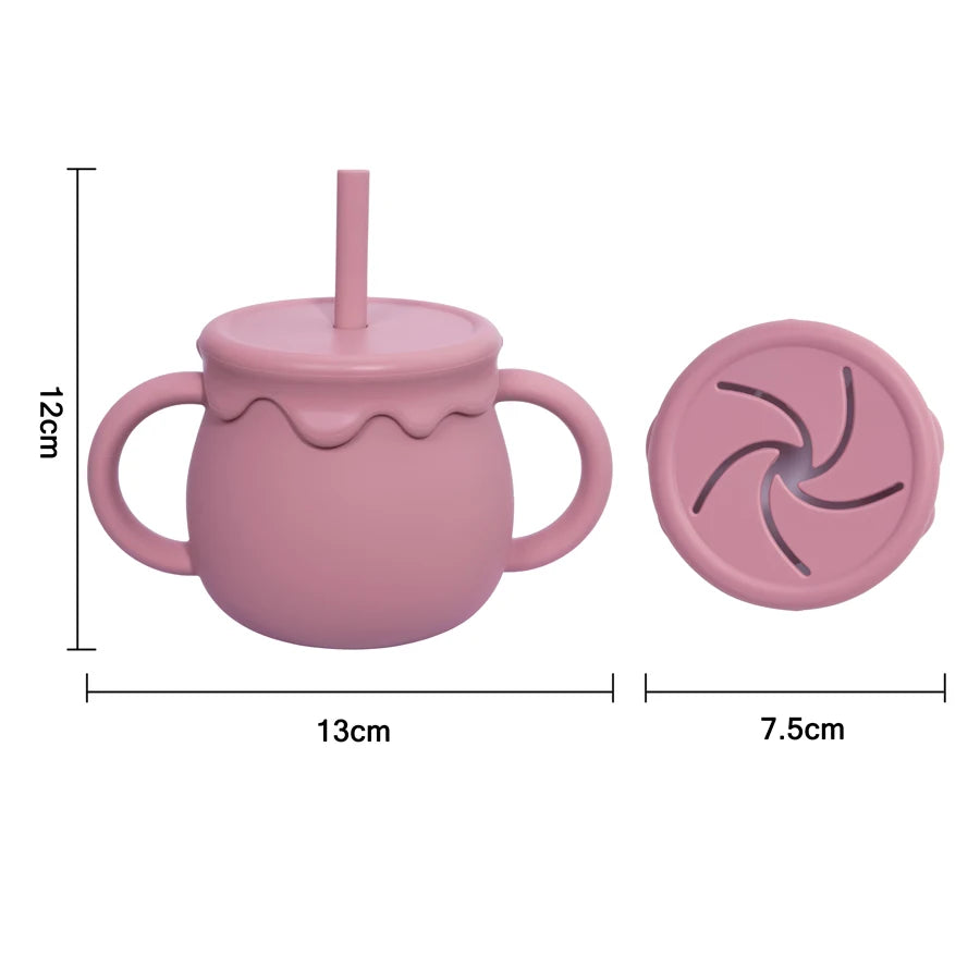 BabyBumply™ Silicone Snack & Sippy Cup for Toddlers