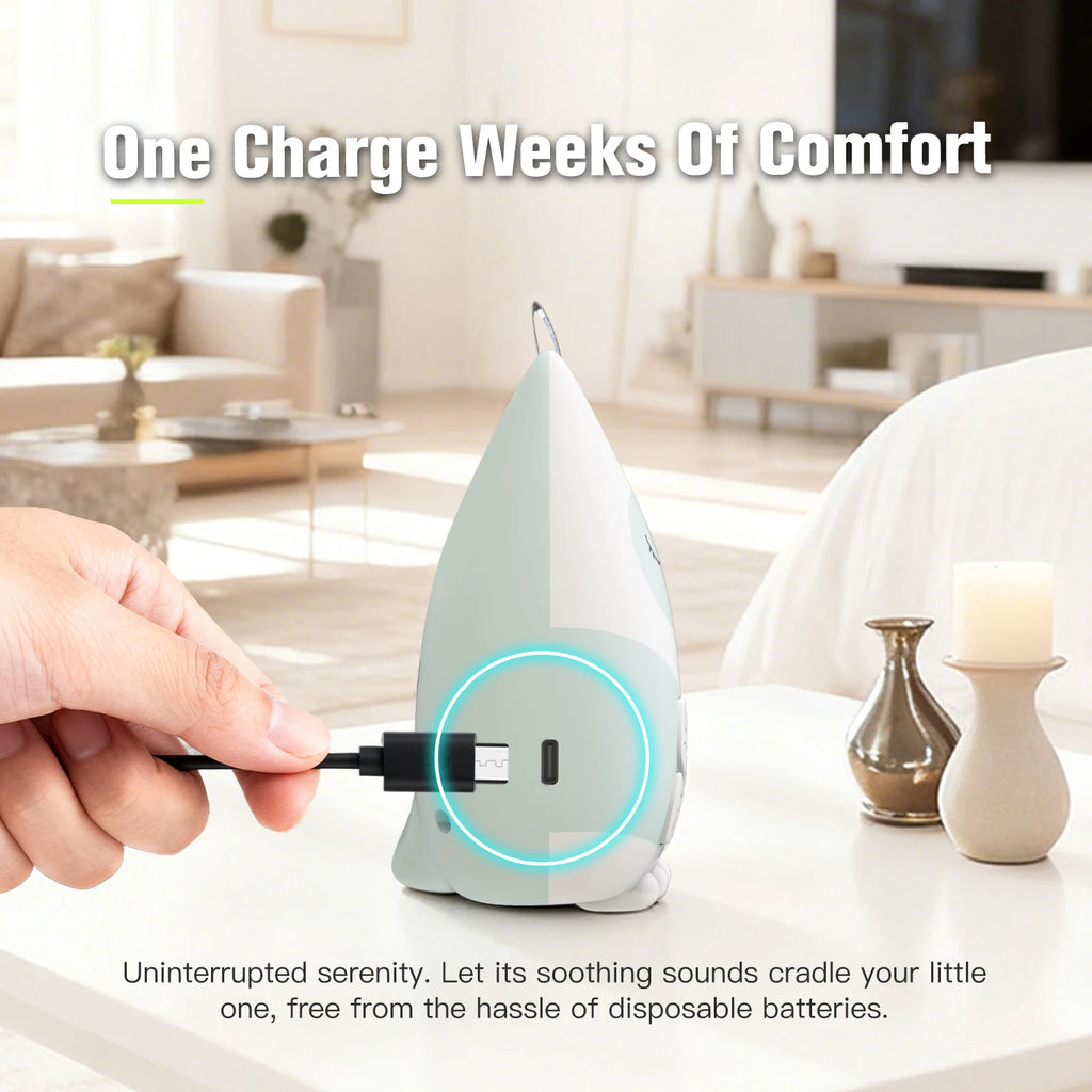 Owl Baby White Noise Machine with Night Light & Smart Cry Sensor