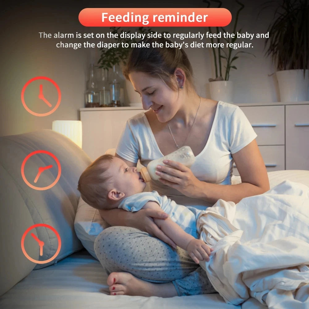 3.5" Wireless Baby Monitor with Night Vision, 2-Way Audio & Temperature Sensor
