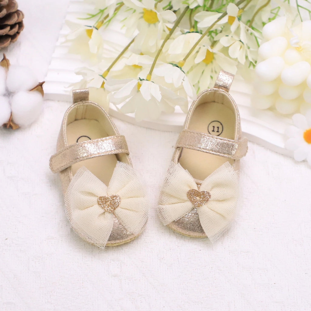 Baby First Walker Shoes – Soft Non-Slip Princess Shoes for Toddlers