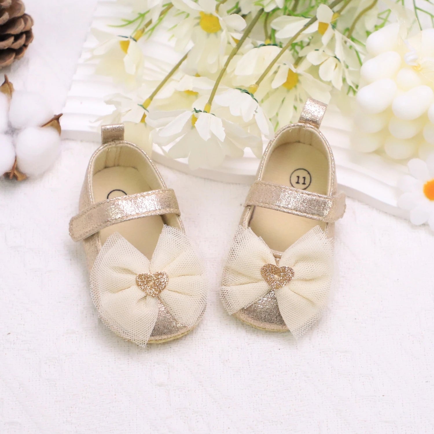 Baby First Walker Shoes – Soft Non-Slip Princess Shoes for Toddlers