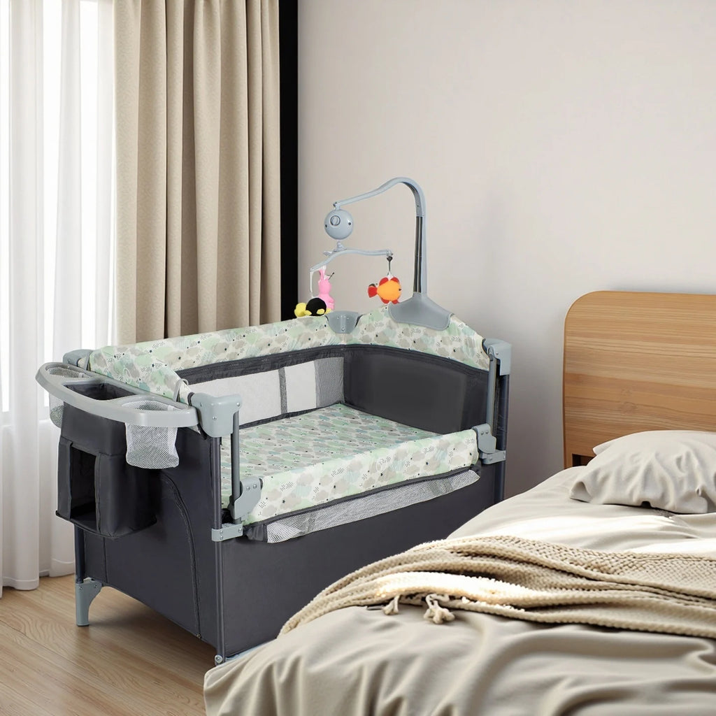 BabyBumply™ 4-in-1 Portable Playpen & Bassinet Combo