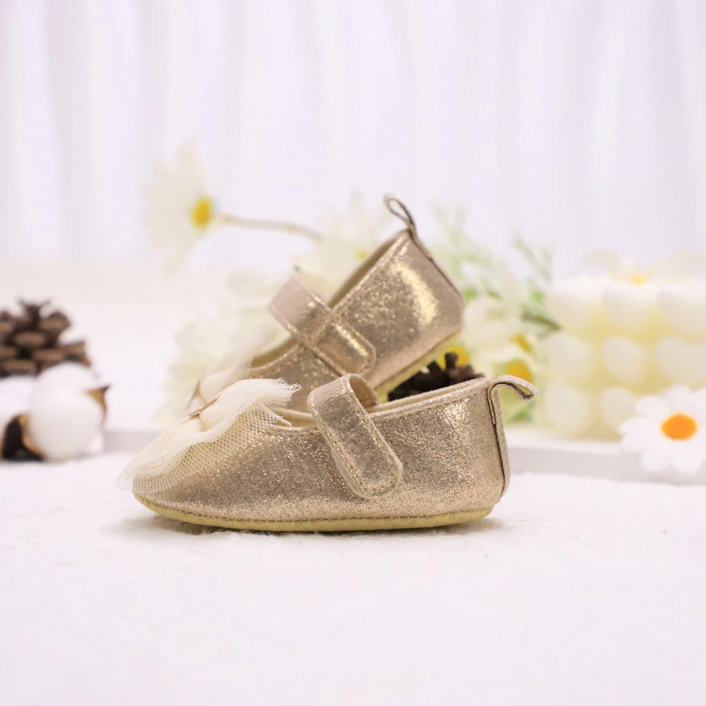 Baby First Walker Shoes – Soft Non-Slip Princess Shoes for Toddlers