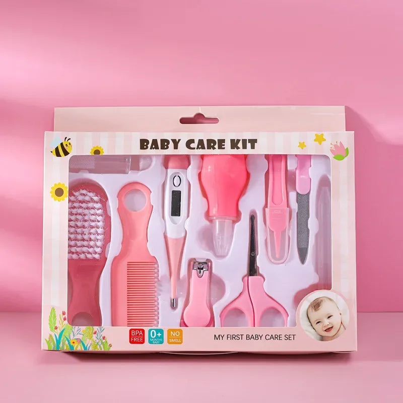 10-Piece Baby Grooming & Healthcare Kit | Newborn Care Essentials Set