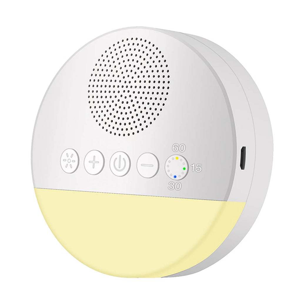 Portable Baby White Noise Machine with Night Light & Sleep Timer