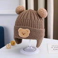 Baby Bear Winter Hat – Soft Knit Warm Ear Protection Beanie