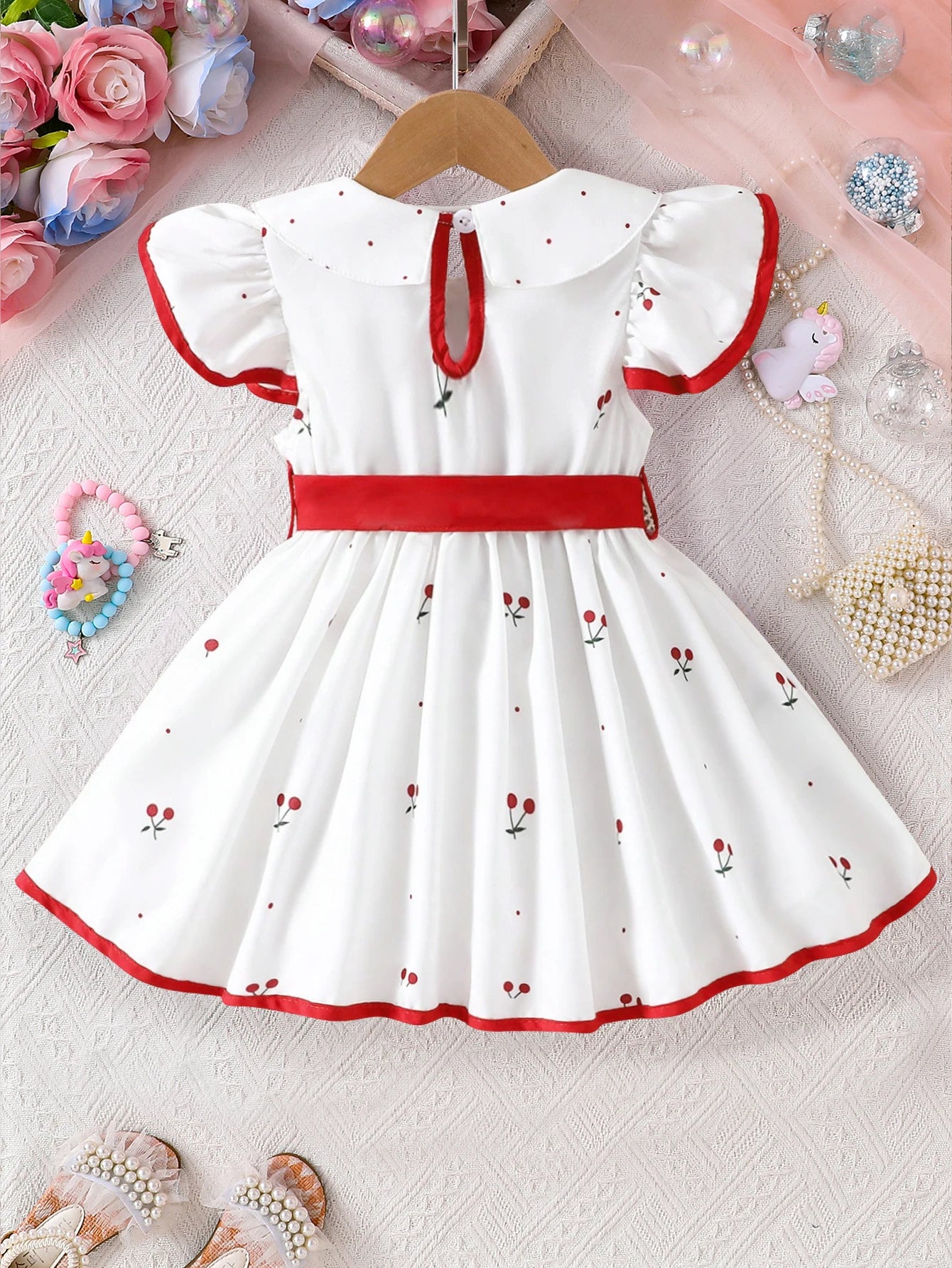 Sweet Cherry Baby Dress – Cute Summer Princess Outfit