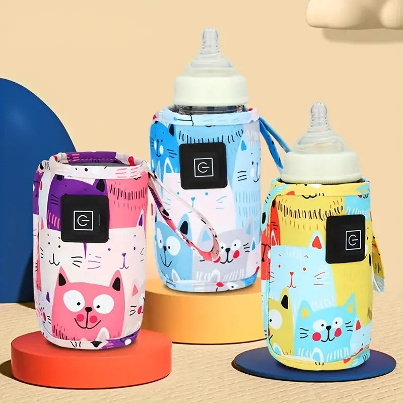 Portable USB Baby Bottle Warmer – Travel Milk & Water Heating Sleeve