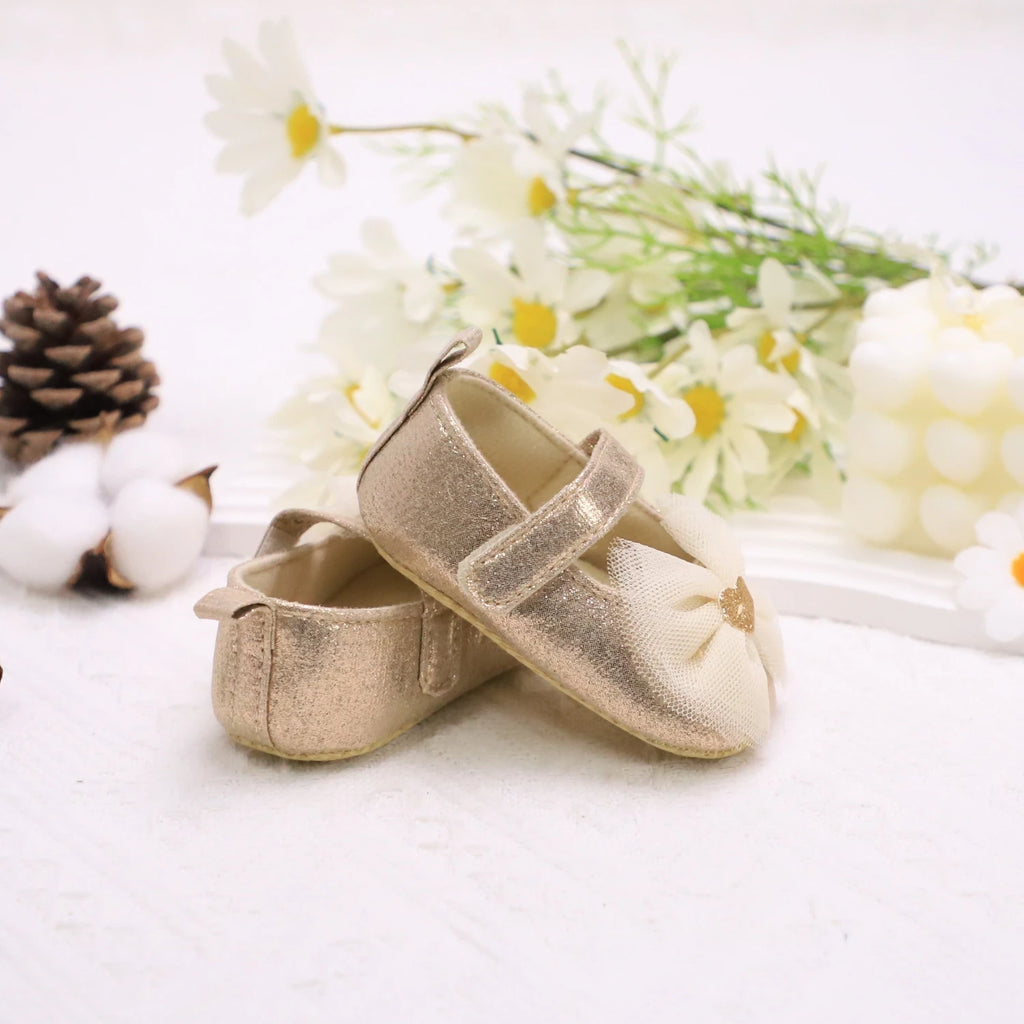 Baby First Walker Shoes – Soft Non-Slip Princess Shoes for Toddlers
