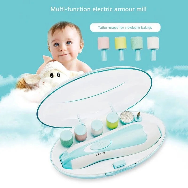 Baby Electric Nail Trimmer Kit | Safe & Gentle Infant Nail Care Set
