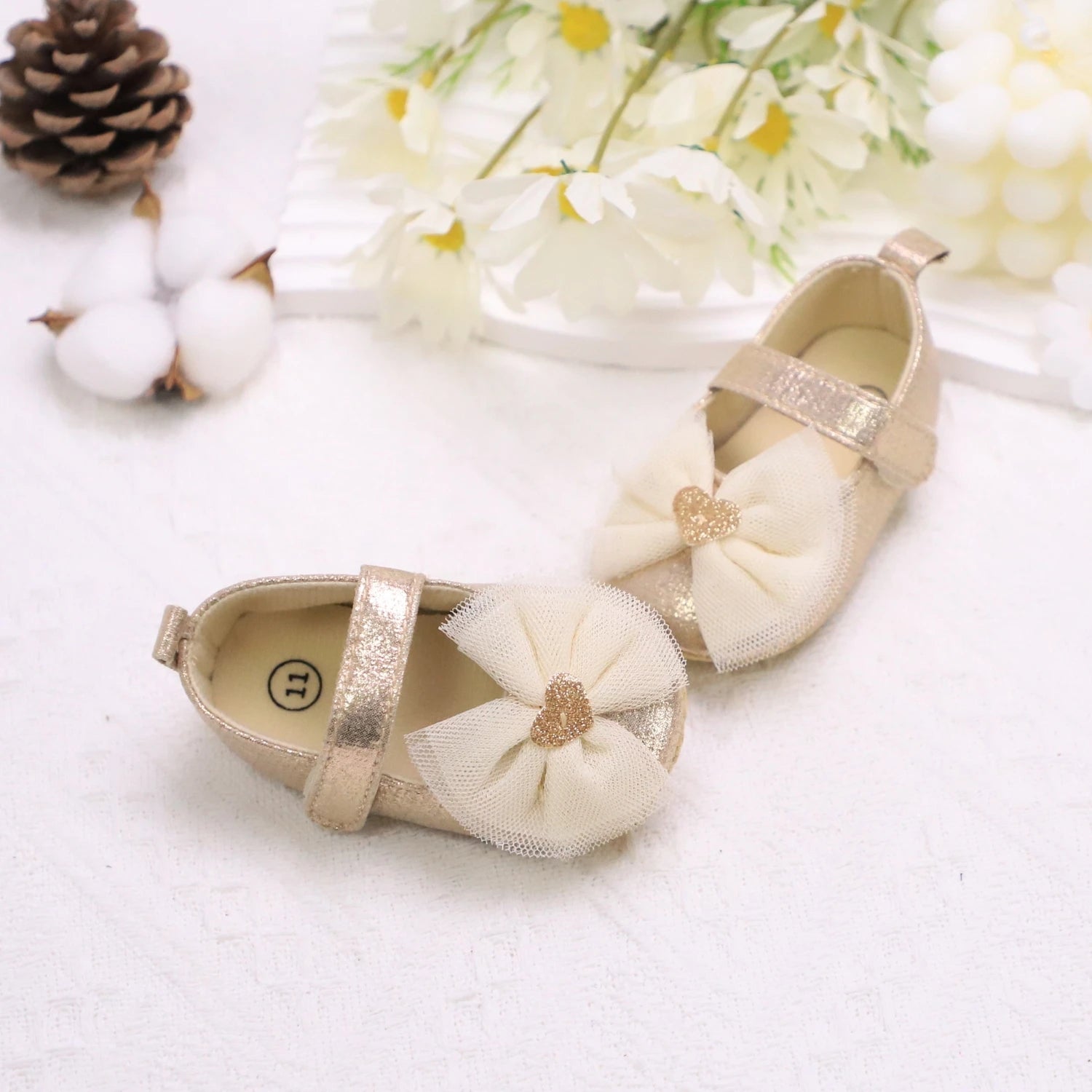 Baby First Walker Shoes – Soft Non-Slip Princess Shoes for Toddlers