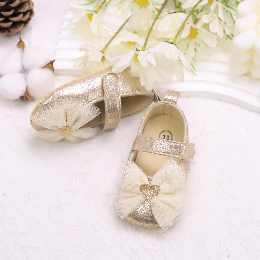 Baby First Walker Shoes – Soft Non-Slip Princess Shoes for Toddlers