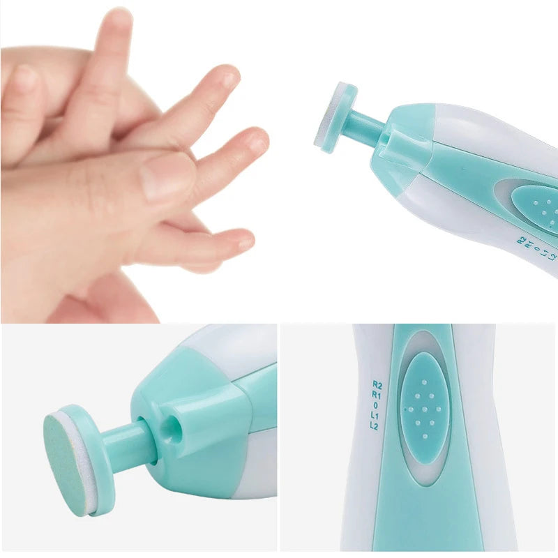 Baby Electric Nail Trimmer Kit | Safe & Gentle Infant Nail Care Set