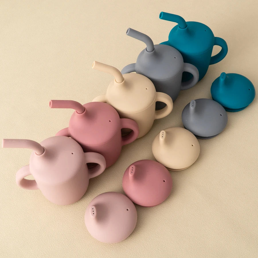 BabyBumply™ Silicone Snack Cup & Straw Bottle